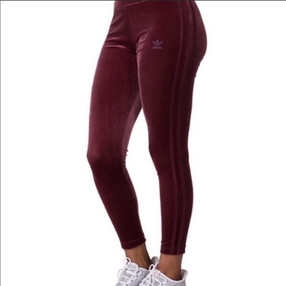 velvet adidas leggings